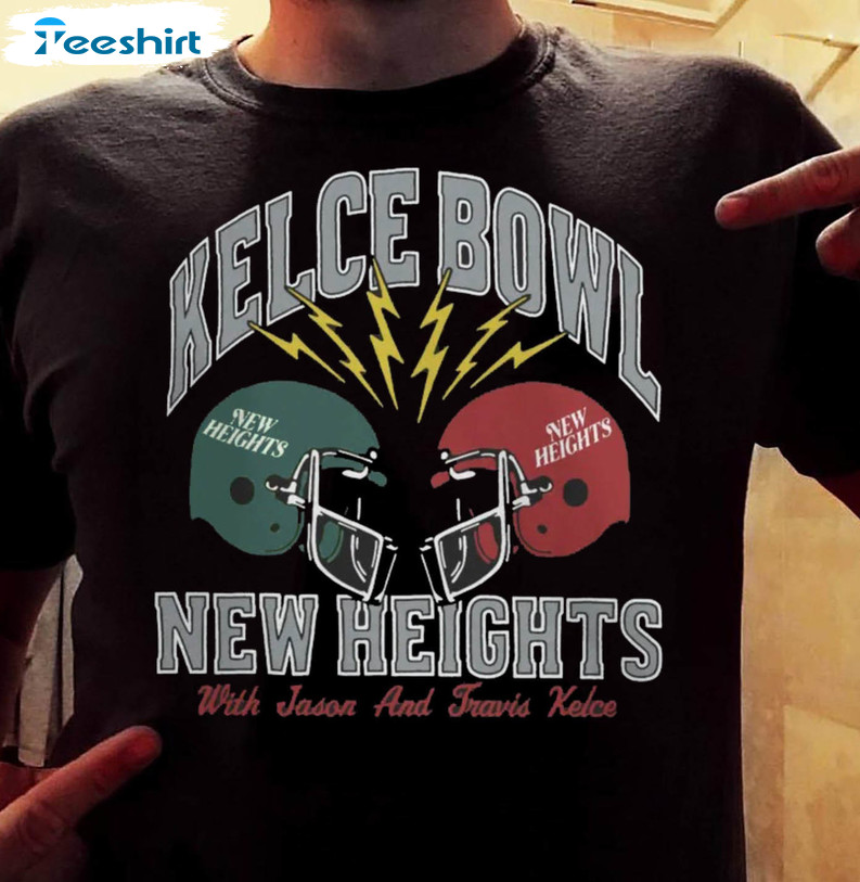 Kelce Bowl Trendy Shirt, Kelce Brothers Super Match Unisex T-shirt Long Sleeve