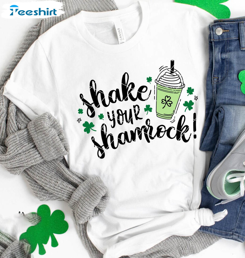 Shake Your Shamrocks Vintage Shirt, St Patricks Day Unisex T-shirt Short Sleeve