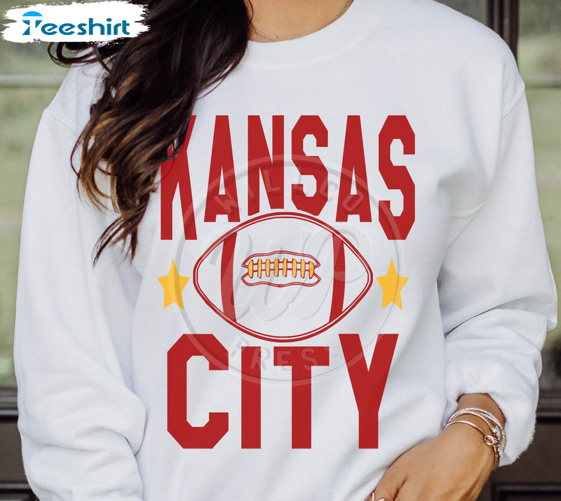 8 Bit Kansas City Football 2 T Shirt DIY Cotton Big Size 6xl Kc Kc