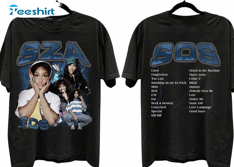 Vintage Sza Sos Shirt, Good Days Y2k Style Crewneck Unisex Hoodie