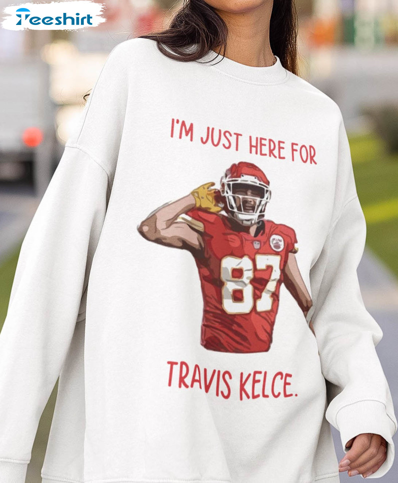 Vintage Travis Kelce Shirt Football Sweatshirt Retro Unisex