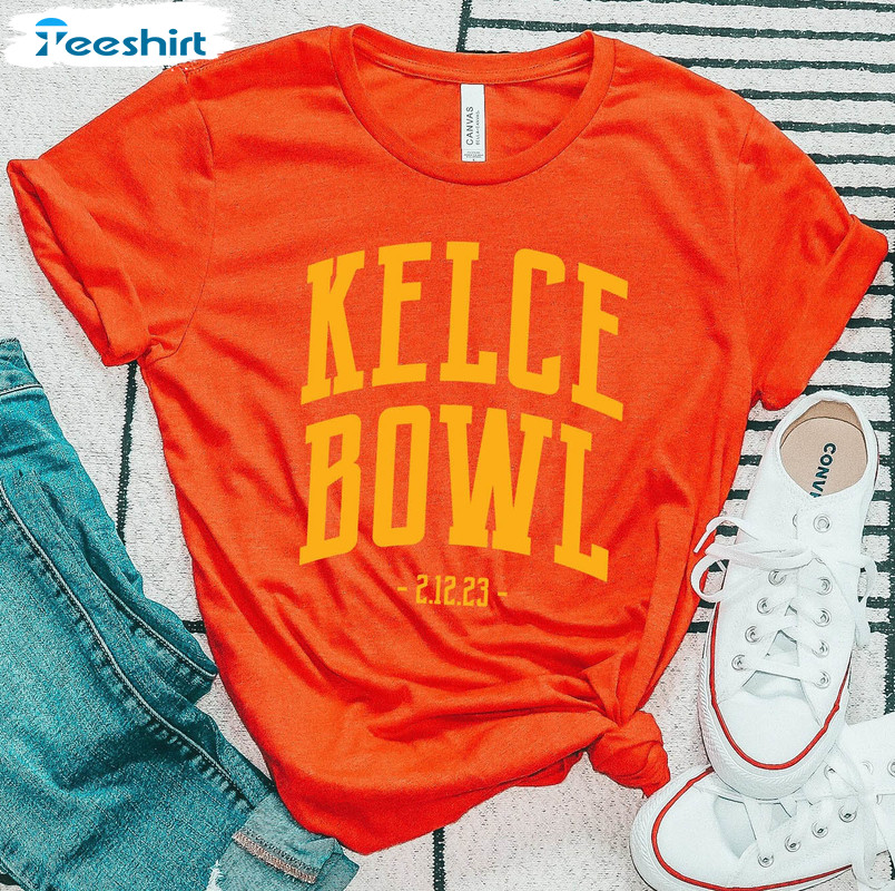 Kelce Bowl 2023 Shirt, Trending Long Sleeve Unisex T-shirt