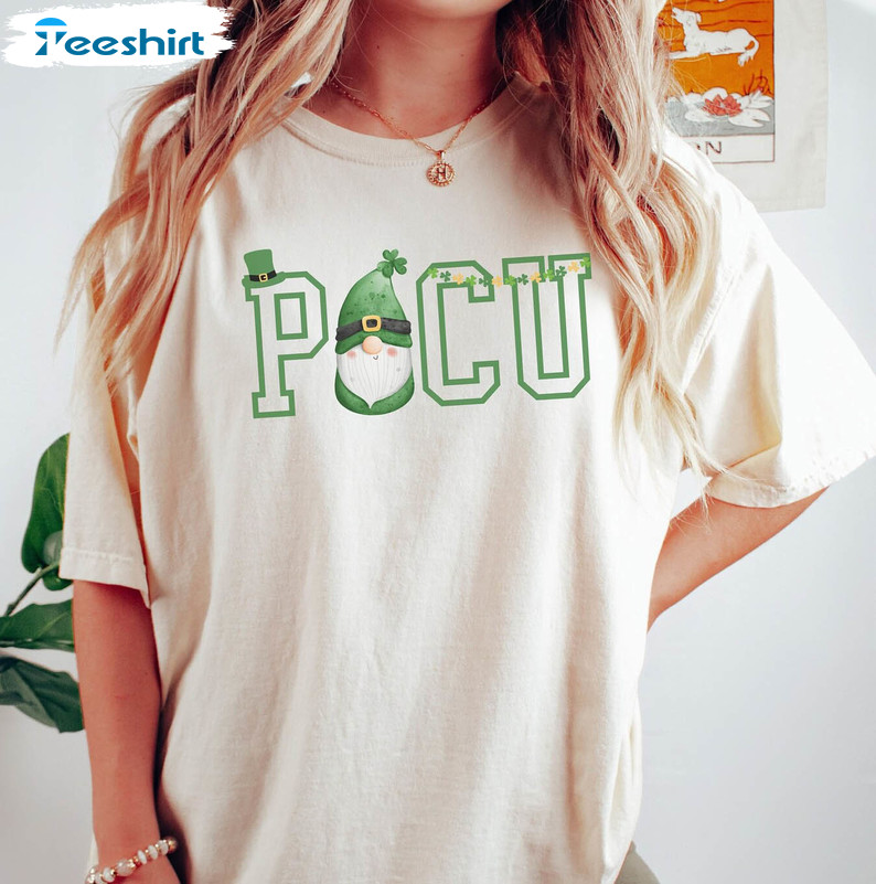 Picu Nurse St Patricks Shirt, Picu Team Long Sleeve Sweatshirt