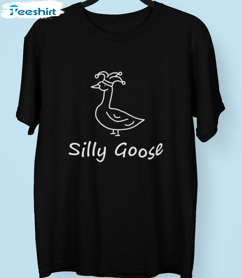 Silly Goose Cute Shirt, Trending Long Sleeve Sweatshirt