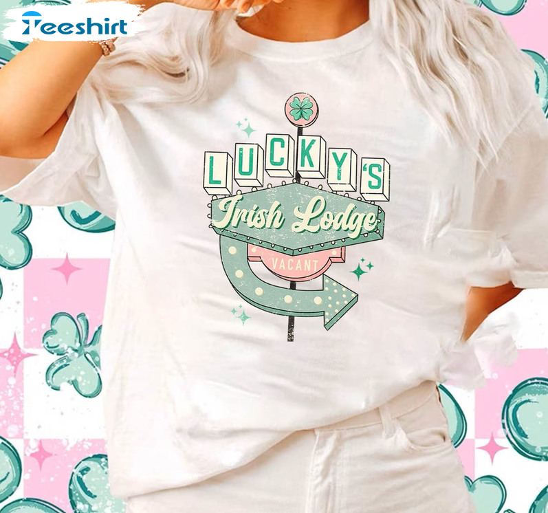 Vintage Lucky's Irish Lodge Shirt, Retro St Patricks Day Unisex T-shirt Unisex Hoodie