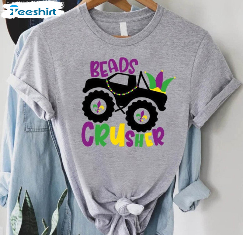 Beads Crusher Cute Shirt, Mardi Gras Mardi Gras Carnival Unisex Hoodie Sweater