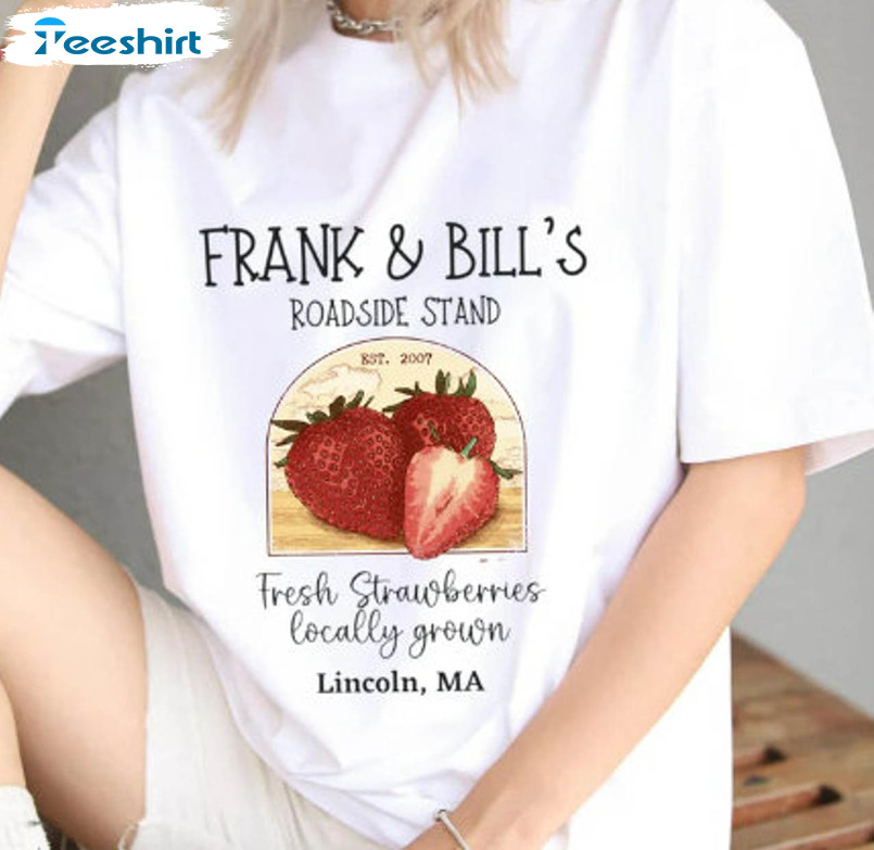 Frank And Bill Roadside Stand Shirt, The Last Of Us Strawberries Sweatshirt Crewneck