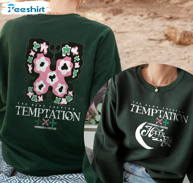 Happy Fools Tomorrow X Together Sweatshirt , The Name Chapter Temptation Unisex T-shirt Crewneck