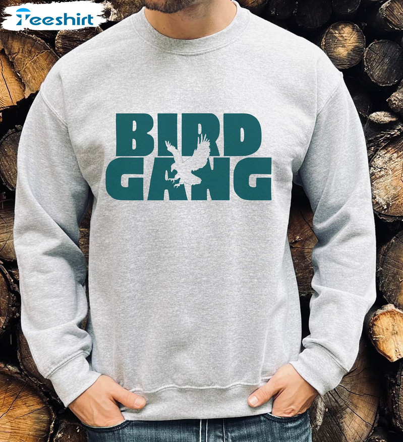 StyleYourDASH Tie Dye Bird Gang Sweatshirt- Philadelphia Football Sweatshirt- Womans Philadelphia Football Sweatshirt