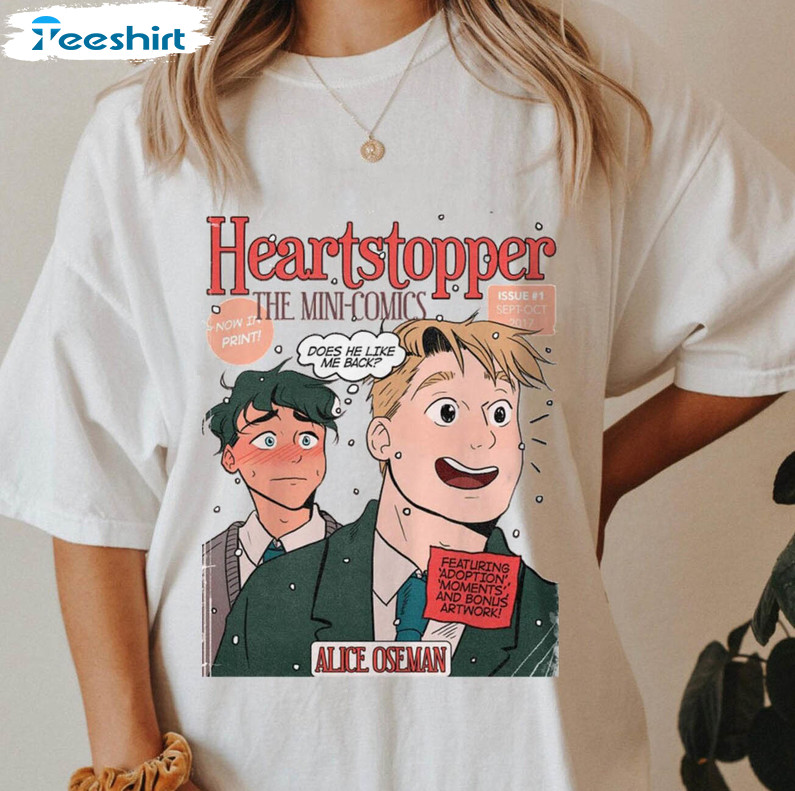 Heartstopper Mini Comic Trendy Sweatshirt, Unisex T-shirt