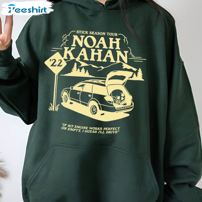 Noah Kahan Stick Season Sweatshirt, Empty Tank Tour Unisex T-shirt Long Sleeve