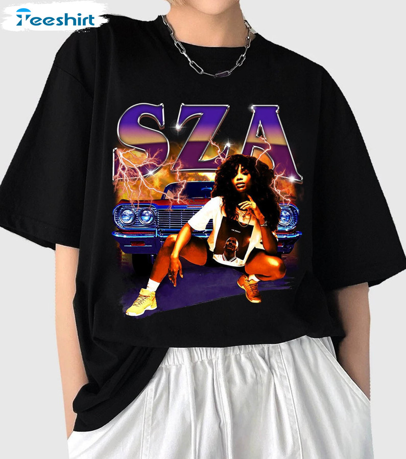 Retro Sza Vintage Trendy Sweatshirt, Unisex Hoodie