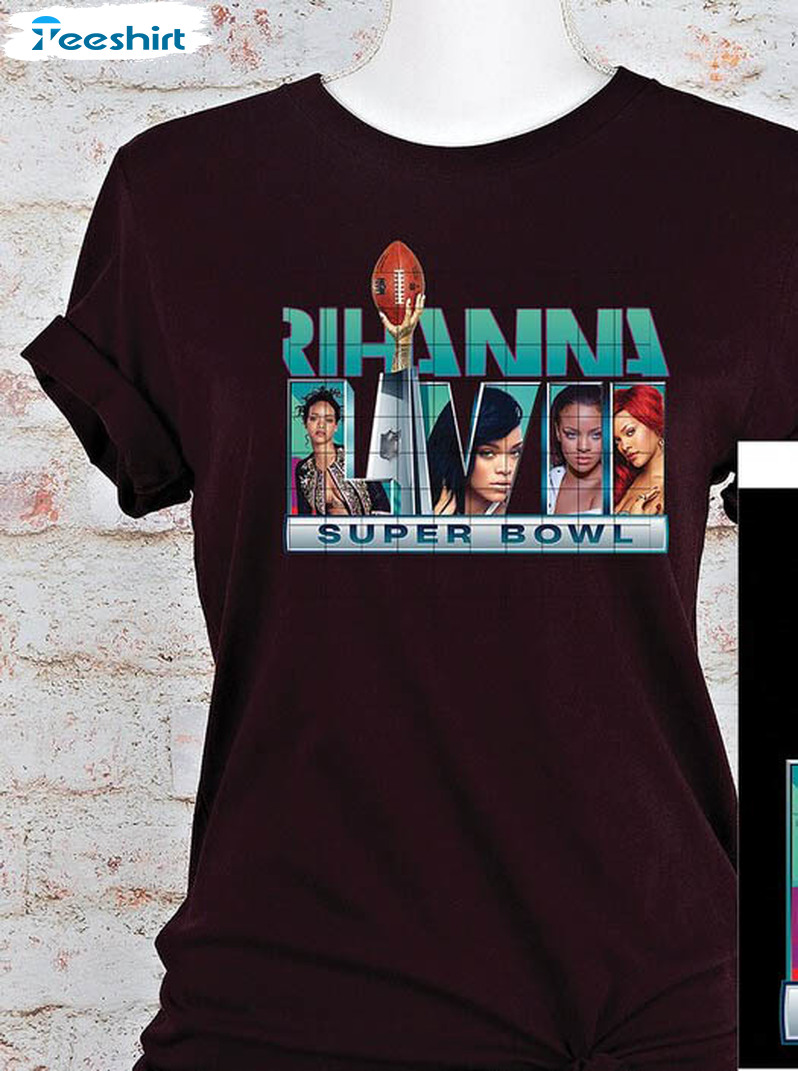 TheLloydDesign Rihanna Super Bowl T-Shirt, Rihanna Halftime Shirt, Rihanna Unisex T-Shirt, Rihanna Vintage Shirt, Rihanna Graphic Tee, Rihanna Shirt