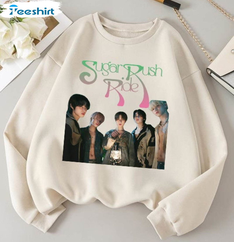 Txt Sugar Rush Ride Sweatshirt , Tomorrow X Together Long Sleeve Unisex Hoodie