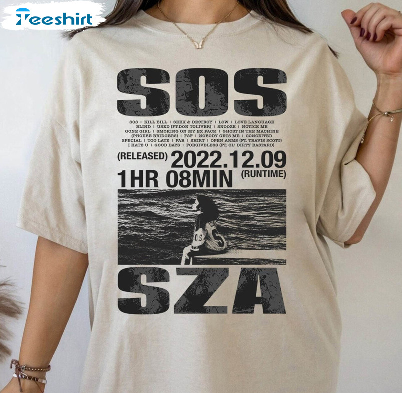 Vintage Sza Shirt , Sza Sos Album Unisex T-shirt Short Sleeve