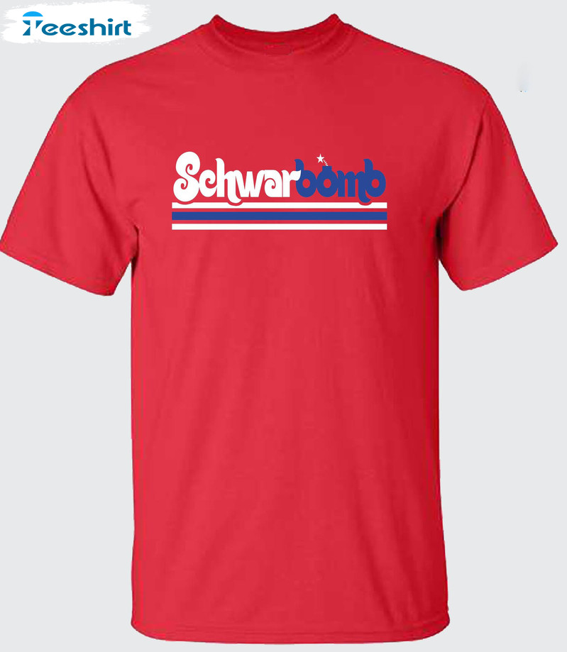 Schwarbomb Philadelphia Shirt, Baseball Trendy Unisex Hoodie Long Sleeve