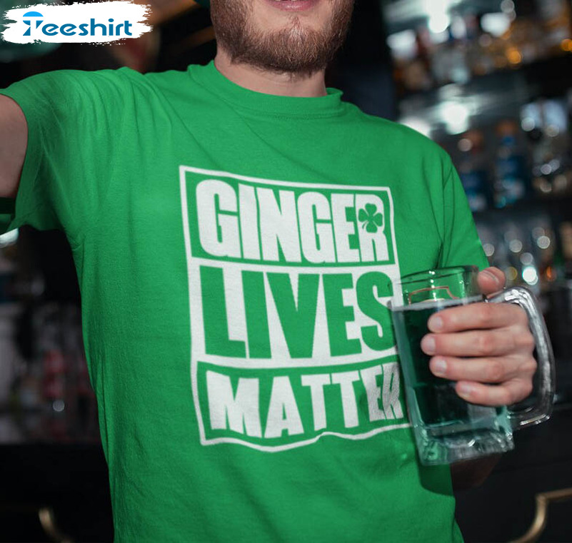 St Patricks Day Drunk Lives Matters Shirt, Trendy Crewneck Short Sleeve