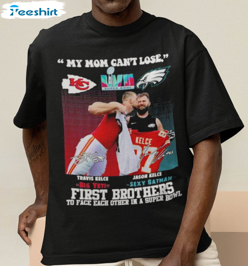 Official Jason Kelce Vs Travis Kelce First Brothers to face each other in a Super  Bowl LVI shirt, hoodie, sweater, long sleeve and tank top