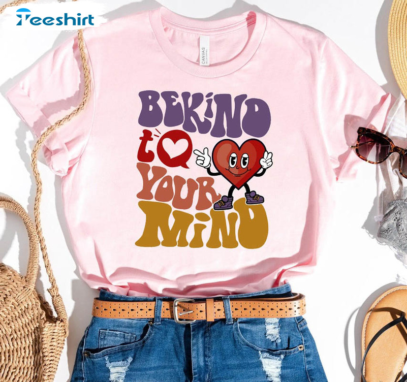 Be Kind To Your Mind Cute Shirt, Mental Health Tee Tops Short Sleeve