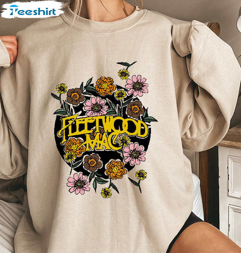 Fleetwood Mac Sweatshirt , Stevie Nicks Trendy Short Sleeve Unisex T-shirt