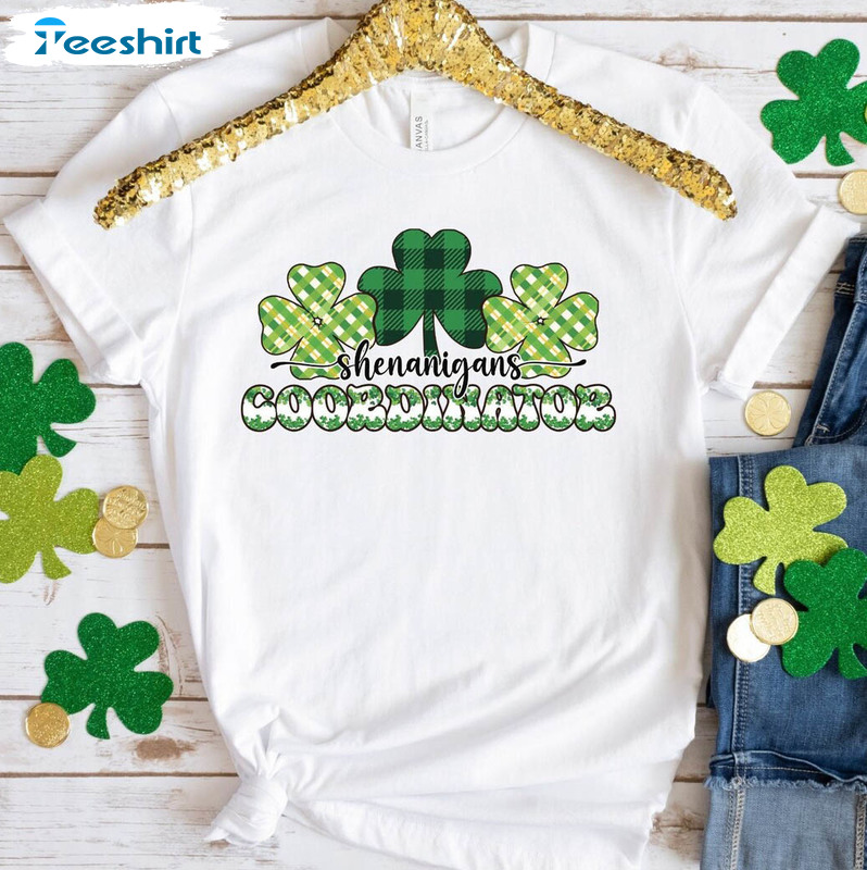 Shenanigans Coordindator St Patricks Day Sweatshirt, Unisex Hoodie