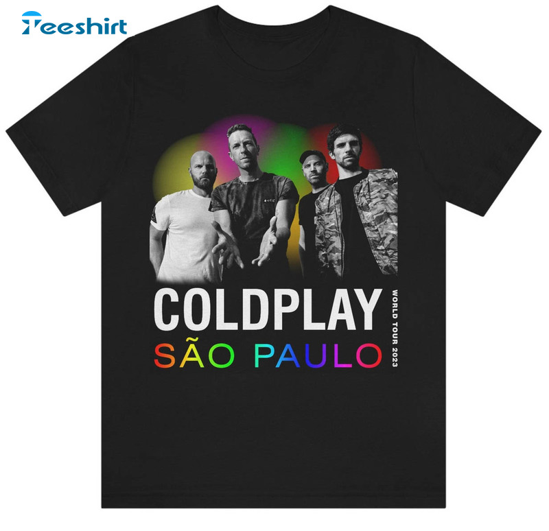 Coldplay São Paulo Shirt, Coldplay Music Of The Spheres World Tour Sweater Unisex Hoodie