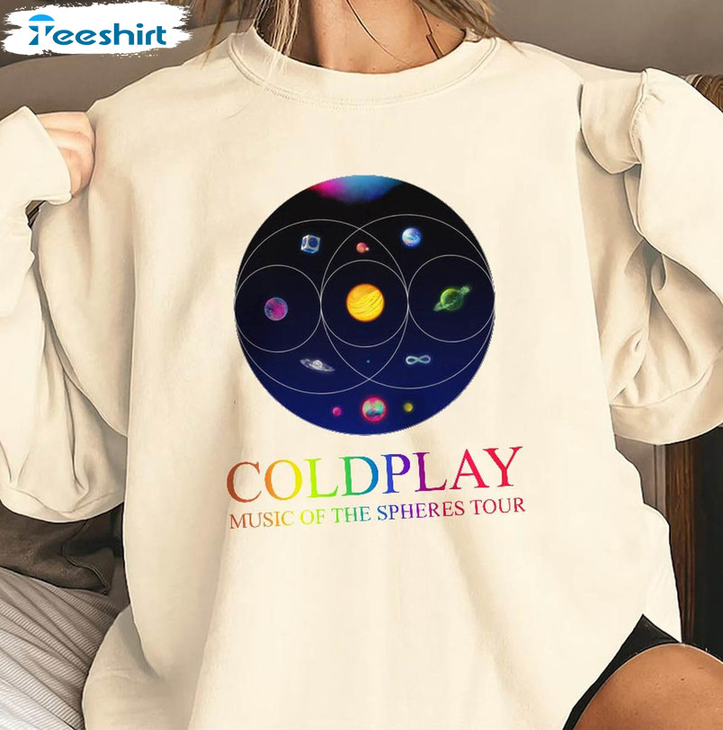 Coldplay Music Of The Spheres American Tour Dates T-Shirt