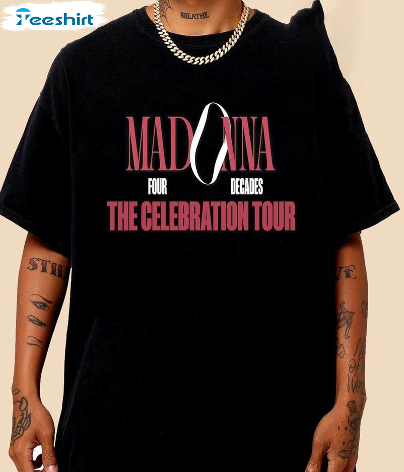 Madonna Tour 2023 Trendy Shirt, Madonna 2023 Tour Hip Hop 90s Unisex Hoodie Long Sleeve