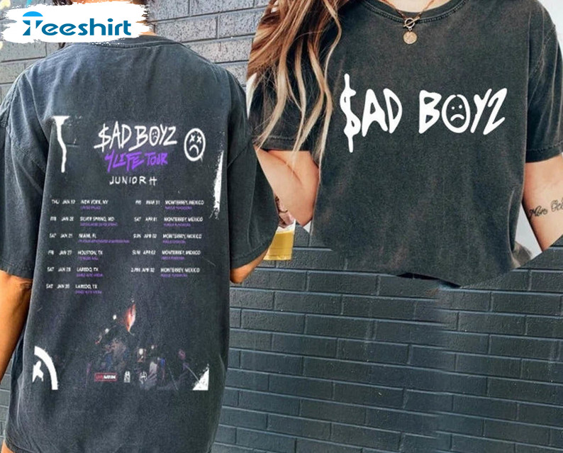 Junior H Sad Boyz Tour Shirt, Sad Boyz Tour 2023 Crewneck Unisex Hoodie