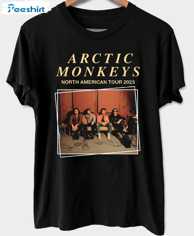 2023 Arctic Monkeys North American Tour Shirt, Trendy Arctic Monkeys Band Unisex T-shirt Unisex Hoodie