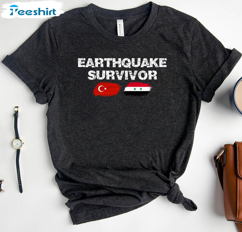 Earthquake Survivor Turkey Shirt, Pray For Turkey Unisex T-shirt Unisex Hoodie