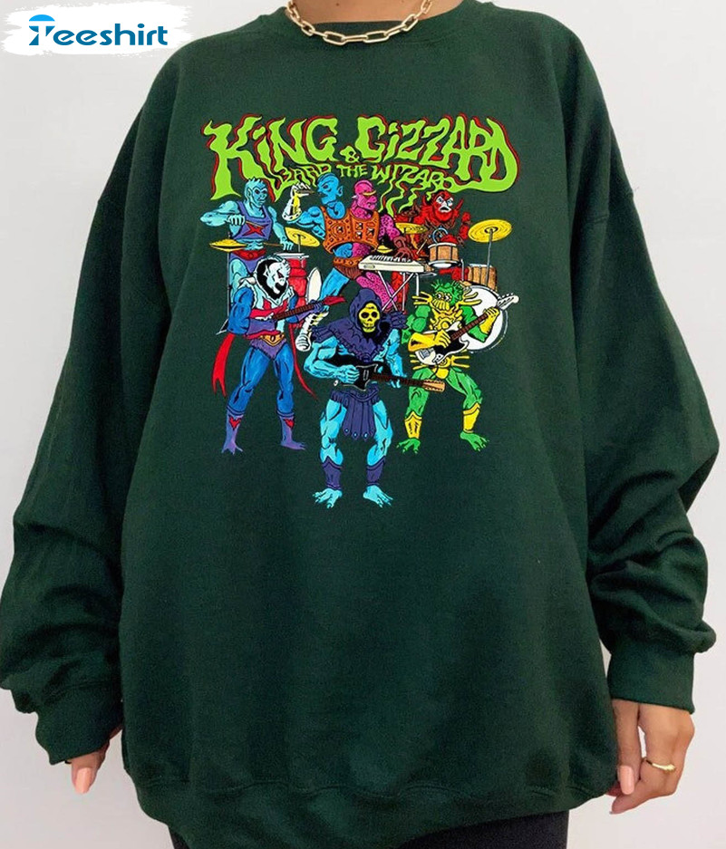 Dancing King And Gizzard Shirt, Trendy King Gizzard And The Lizard Wizard Long Sleeve Tee Tops