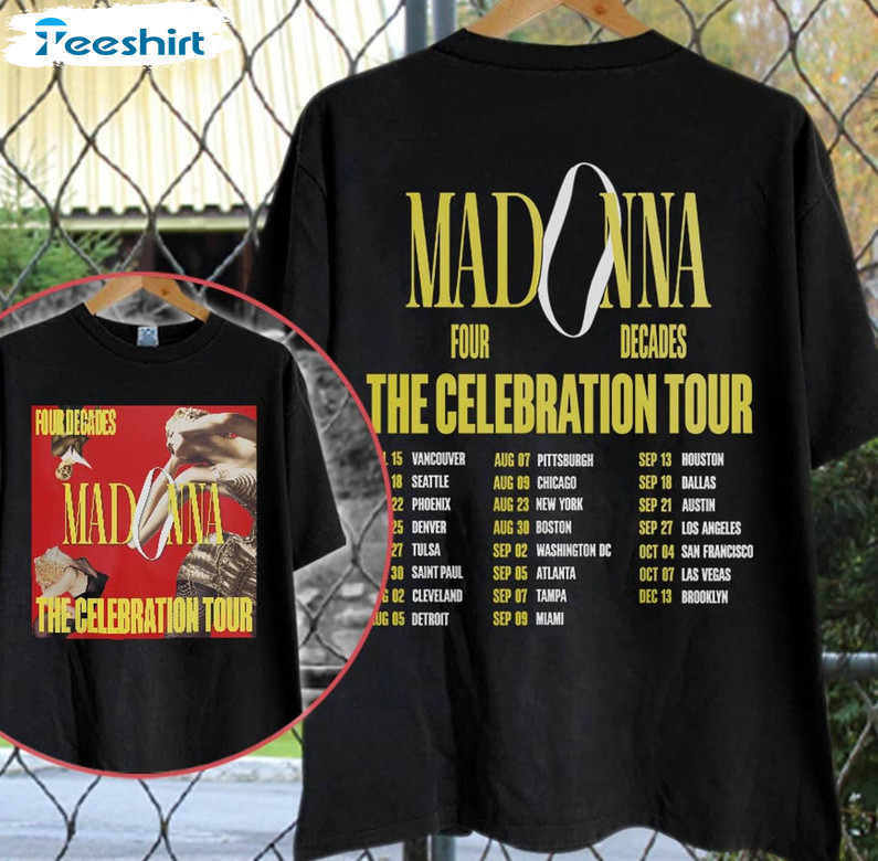 Madonna Tour 2023 Shirt, Music Tour 2023 Sweater Long Sleeve