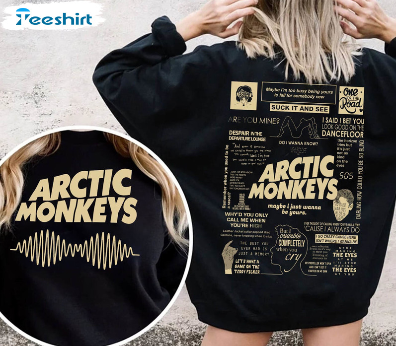 Arctic Monkey Sweatshirt, Trending Music Unisex T-shirt Long Sleeve