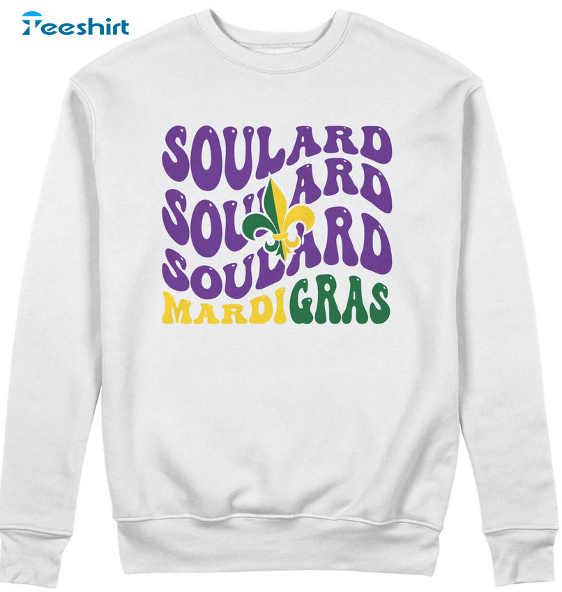 Mardi Gras Funny Sweatshirt , Soulard Mardi Gras Sweater Short Sleeve