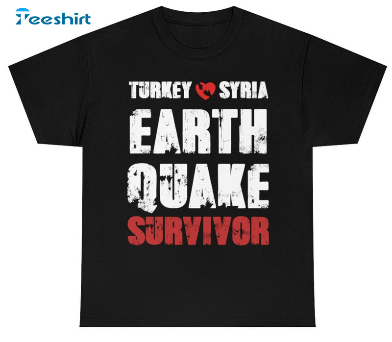 Turkey Syria Earthquake Survivor Trendy Sweatshirt, Unisex Hoodie