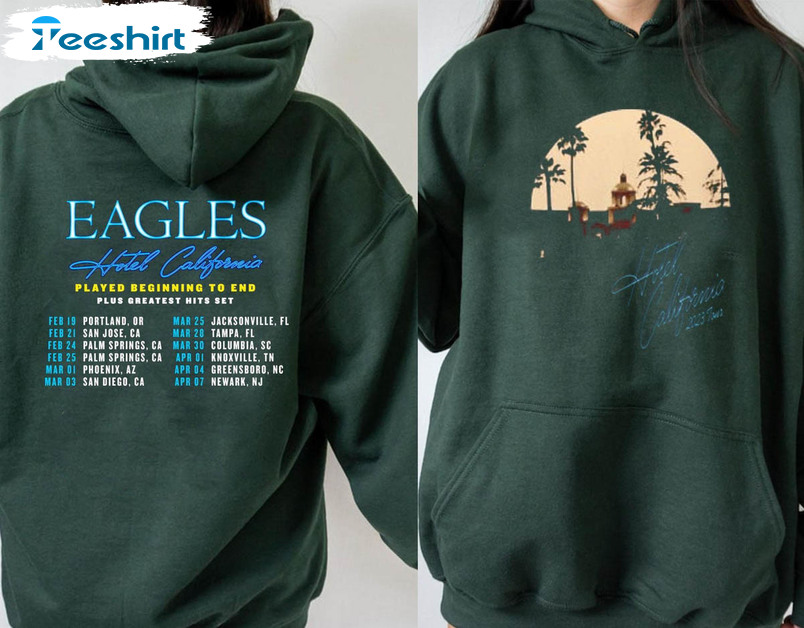 Comfort Colors Eagles Band Tour 2023 2 Sides Shirt The Long