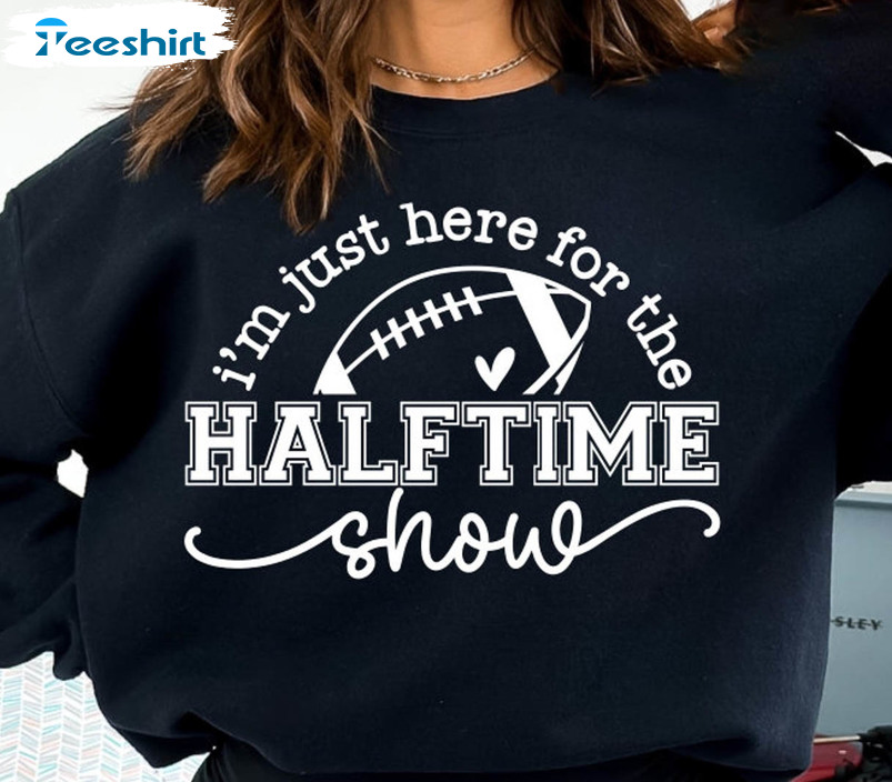 Football Game Day Shirt, Team Halftime Funny Crewneck Short Sleeve