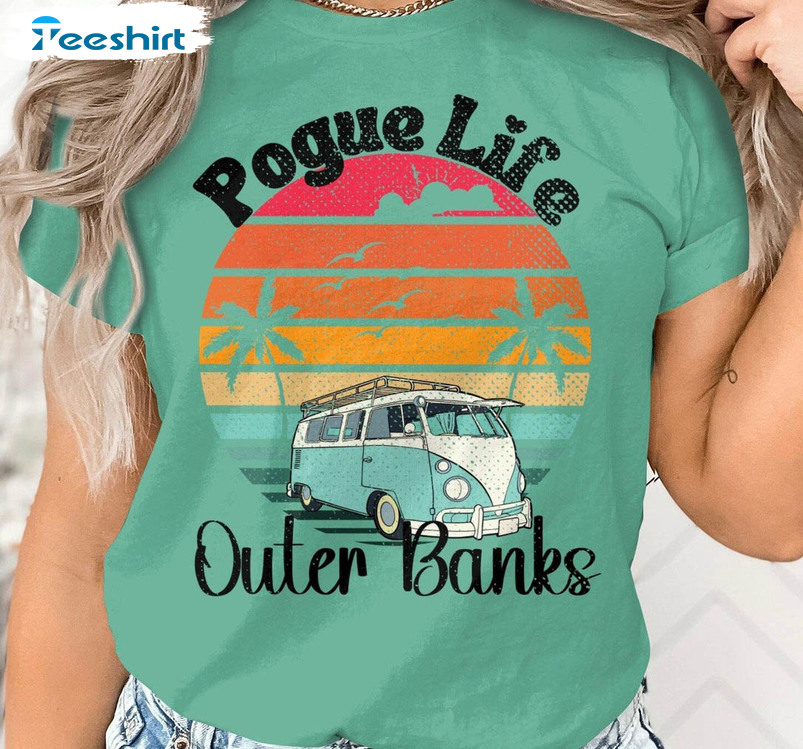 Van Pogue Life Shirt, Outer Banks Show Long Sleeve Unisex Hoodie