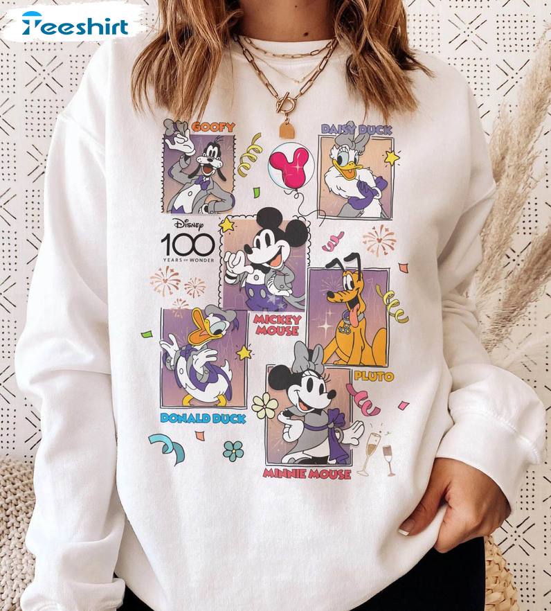 Disney 100 Years Of Wonder Shirt, Vacation 100 Years Of Wonder Unisex Hoodie Long Sleeve