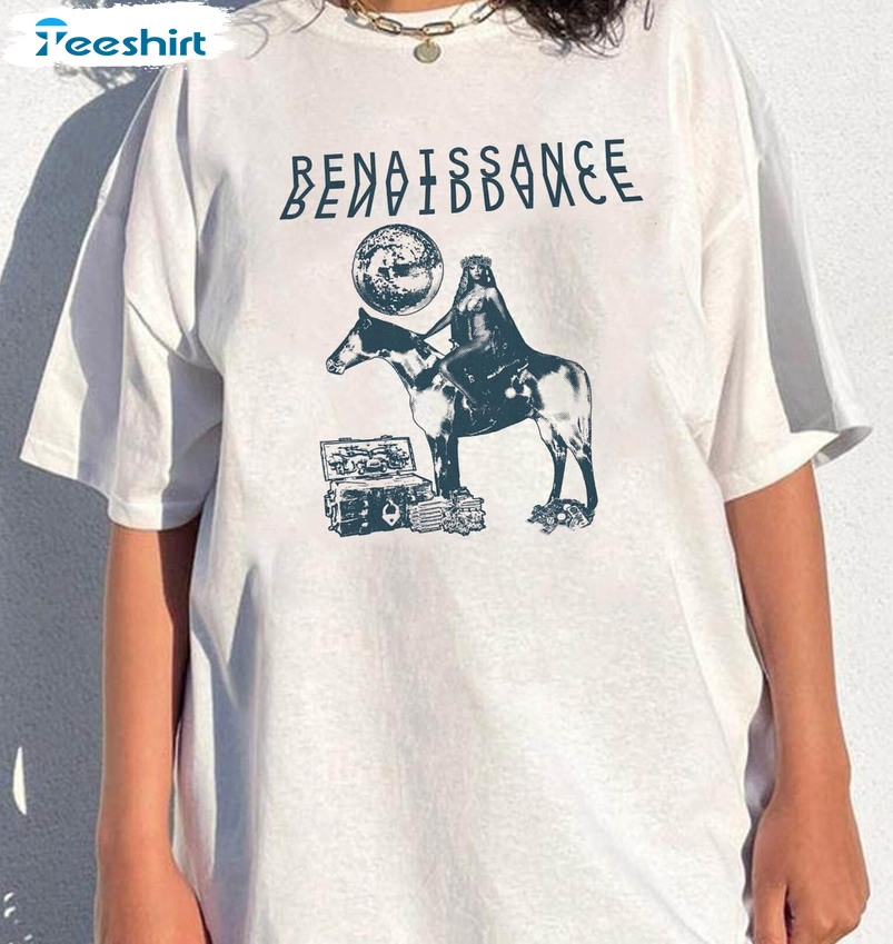 Beyonce Tour Vintage Shirt, Renaissance Music World Tour Tee Tops Short Sleeve