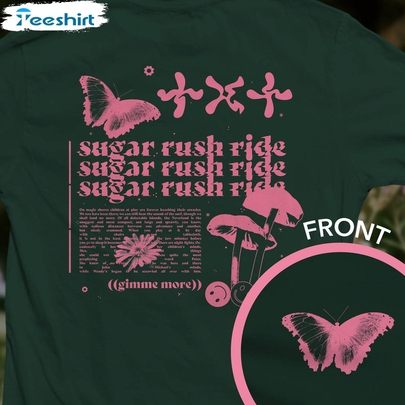 Sugar Rush Ride Vintage Shirt, Txt Tomorrow Crewneck Unisex T-shirt