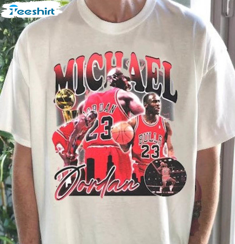 Mlchael Jordan Vintage Shirt, Nba Basketball Trendy Sweatshirt Unisex Hoodie
