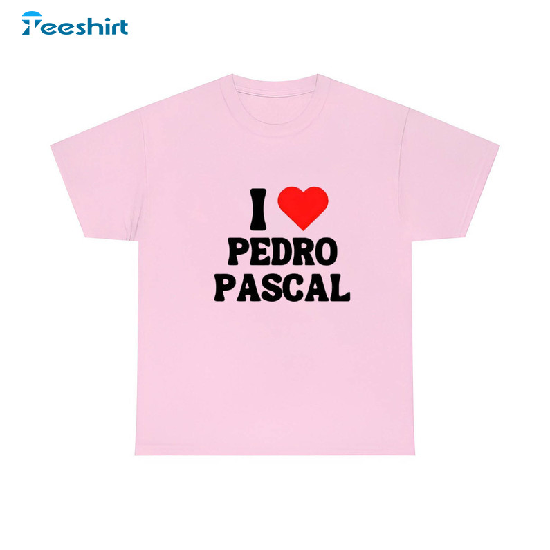 I Love Pedro Pascal Shirt, Little Girl Tee Tops Unisex Hoodie