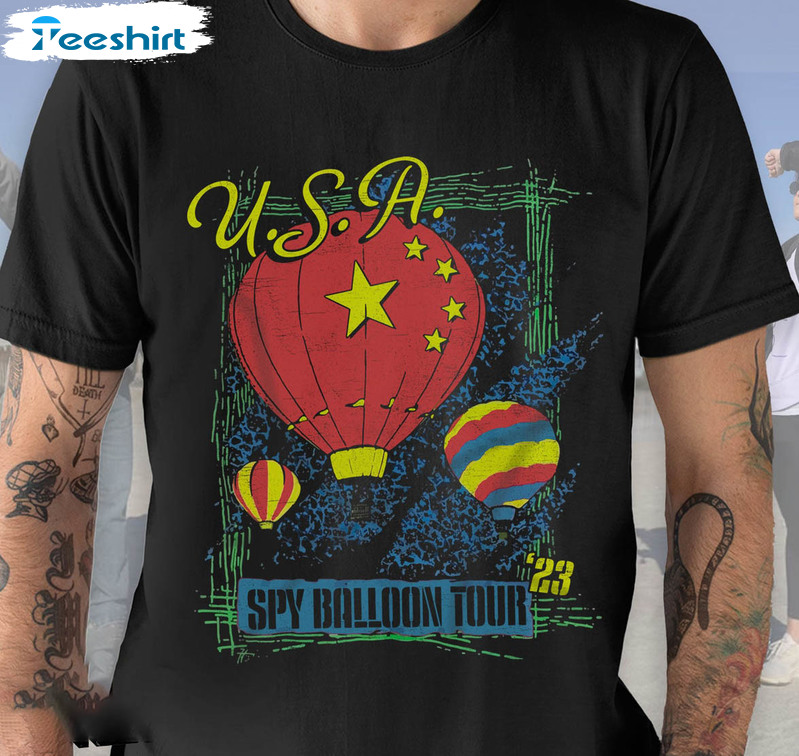 Spy Balloon USA Tour 2023 Shirt, Trendy