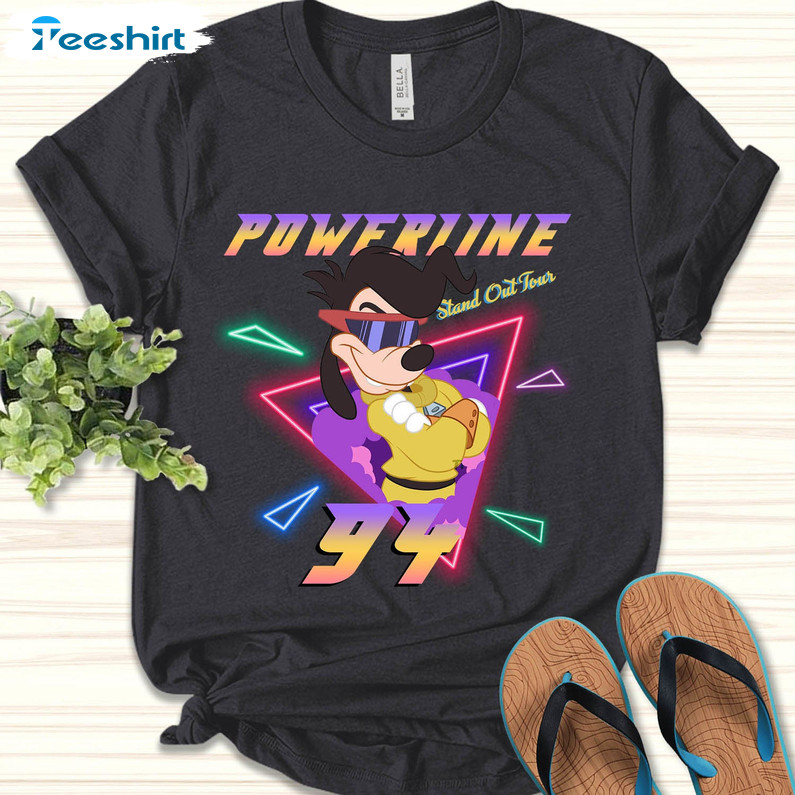 Powerline Stand Out Tour 94 Funny Shirt, Goofy Movie Powerline Unisex T-shirt Hoodie