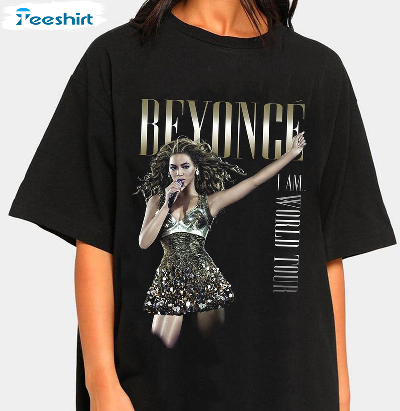 Beyonc I Am World Tour Shirt, Renaissance Music Tour Unisex T-shirt Crewneck