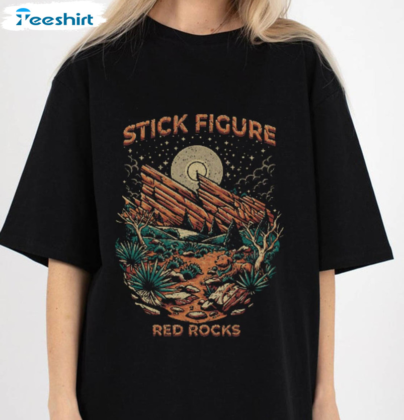 Stick Figure Band Shirt, Wisdom Summer Tour Hoodie Short Sleeve