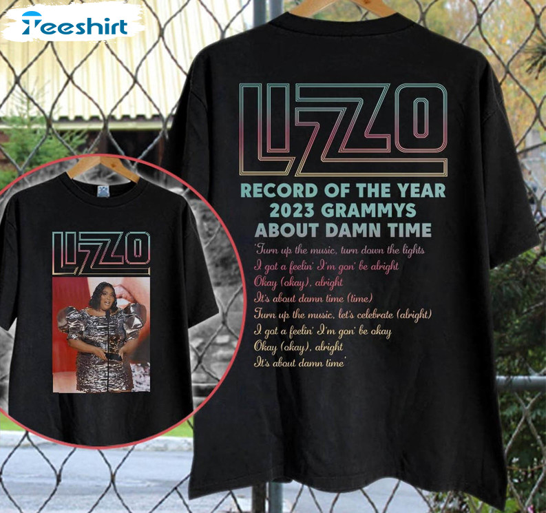 The Grammys 2023 Lizzo Wins Record Of The Year Shirt, Trendy Grammy Awards Sweater Unisex Hoodie