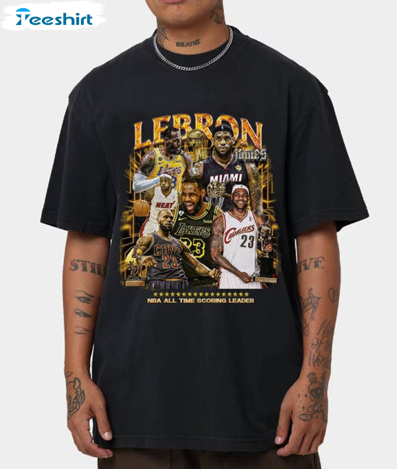 Lebron James Vintage Shirt, Basketball Long Sleeve Unisex Hoodie